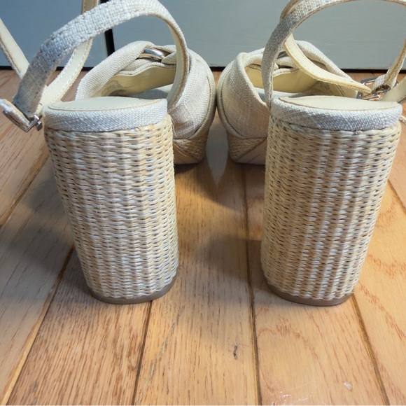Vince Camuto Style Phebie Natural Platform Women's Sandal Sz 8. New In box - Picture 7 of 7